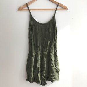 Forever 21 Green Romper